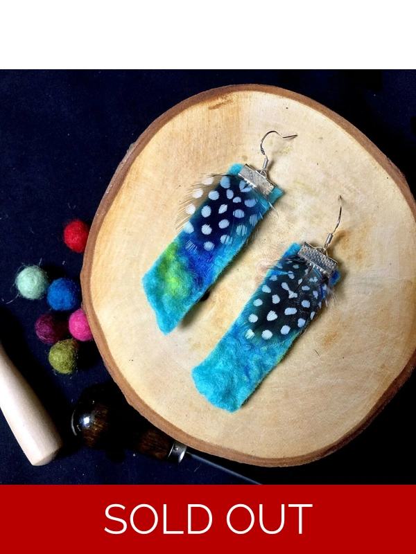 Spotty Ocean Earrings